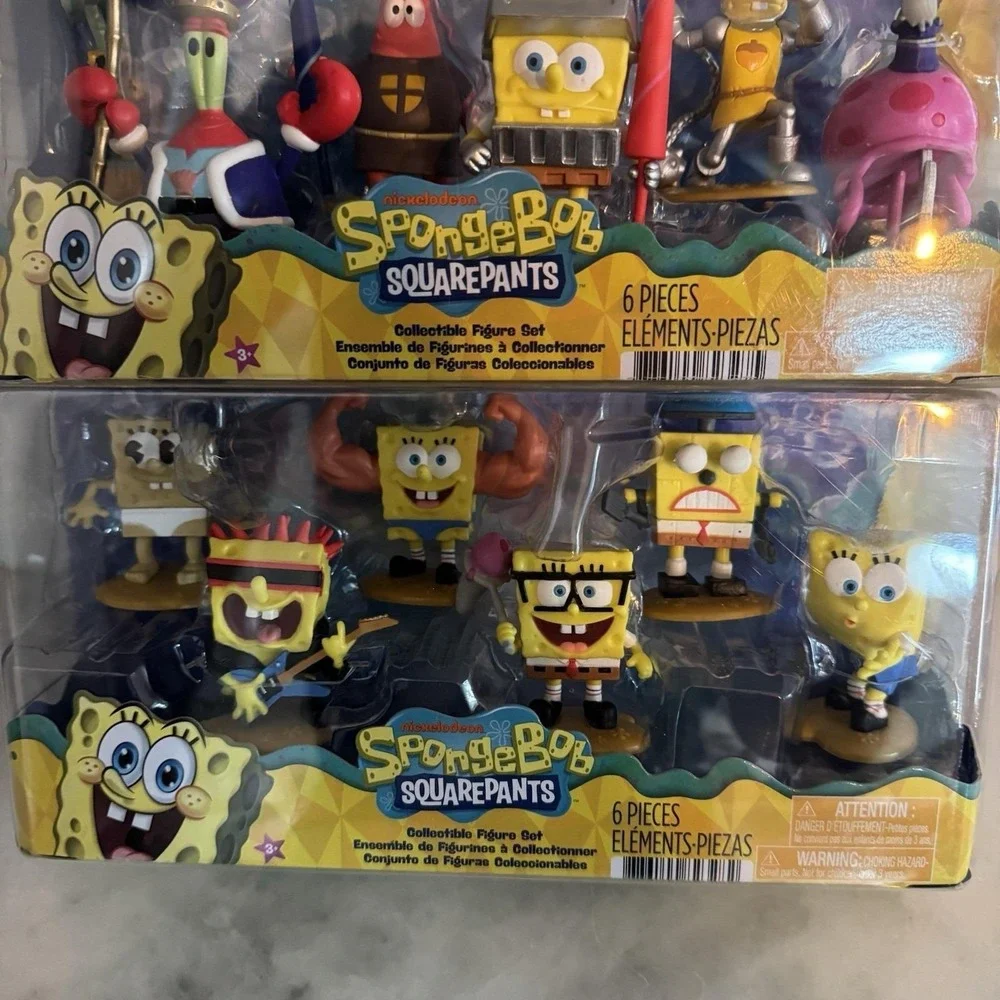 SpongeBob Dunces & Dragons Hall of Fame Figure Sets Lot 2 New Just Play